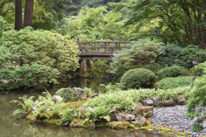 Japanese garden located within Washington Park